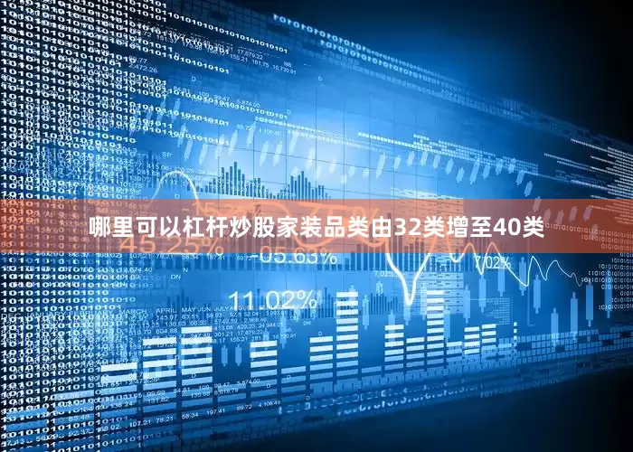 哪里可以杠杆炒股家装品类由32类增至40类