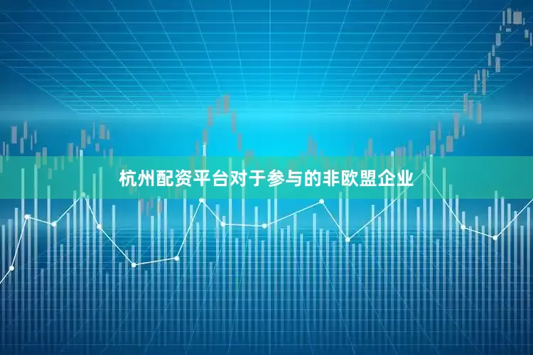 杭州配资平台对于参与的非欧盟企业