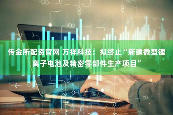 传金所配资官网 万祥科技：拟终止“新建微型锂离子电池及精密零部件生产项目”